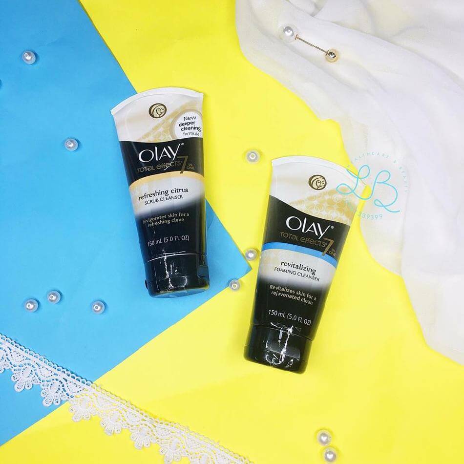 Sữa rửa mặt Olay OLAY TOTAL EFFECTS REVITALIZING FOAMING FACE CLEANSER