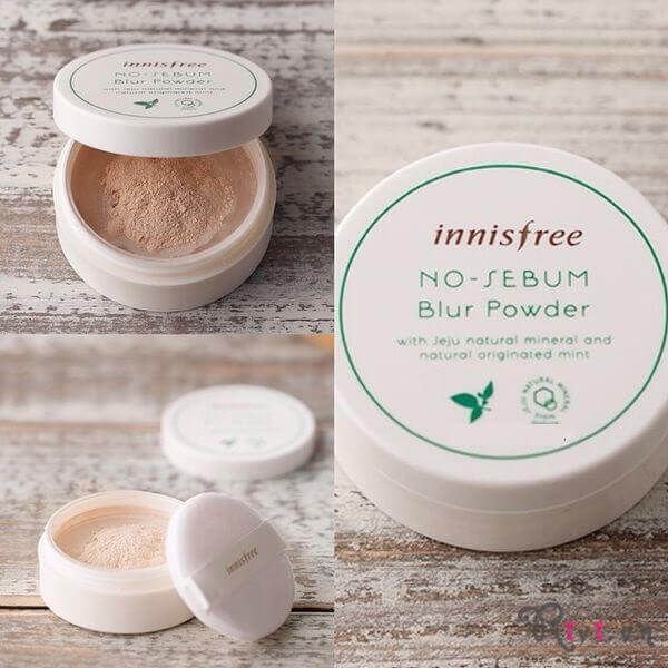 Phấn phủ dạng bột INNISFREE Makeup No-sebum blur powder 5g
