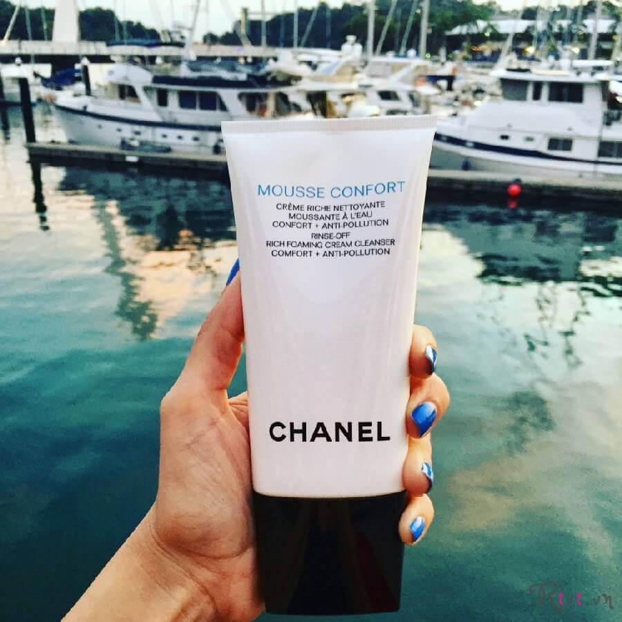 Chanel LA MOUSSE AntiPollution Cleansing CREAMTO FOAM 50 oz Damage Bx   Inox Wind