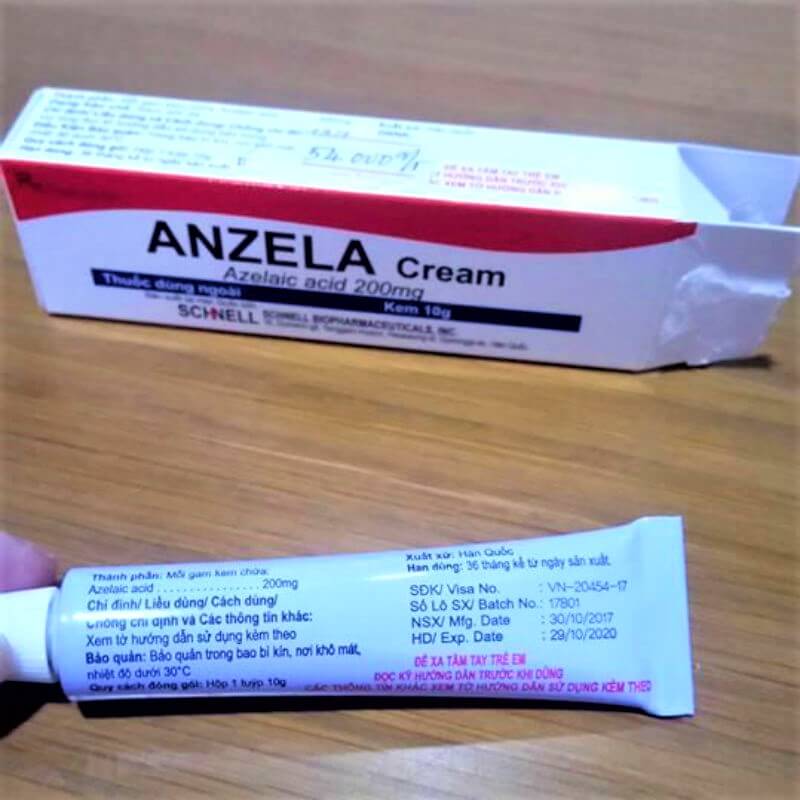 Anzela Cream - kem bôi da đặc trị thâm mụn không đối thủ