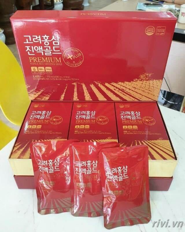 Nước hồng sâm nguyên chất Hàn Quốc 30 gói Daedong Korea Ginseng 