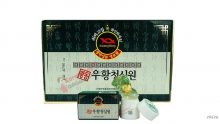 Review thuốc chống đột quỵ an cung ngưu hoàng hoàn Hàn Quốc màu xanh